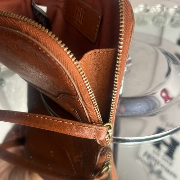 Frye Brown Leather Wristlet like new - Picture 6 of 10